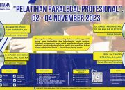Pelatihan Paralegal Profesional dari Peradi Utama