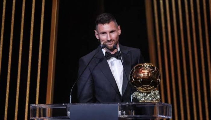 Lionel Messi menjuarai Ballon d’Or 2023