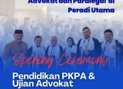 Acara Pembukaan Pendidikan Khusus Profesi Advokat & Ujian Advokat Peradi Utama