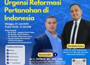 Mafia Tanah dan Urgensi Reformasi Pertanahan di Indonesia