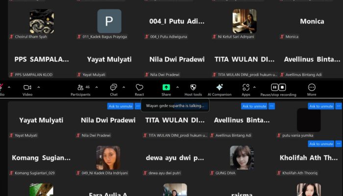 PERADI Utama DPW Bali Sukses Gelar Webinar “Strategi Penulisan Karya Ilmiah”