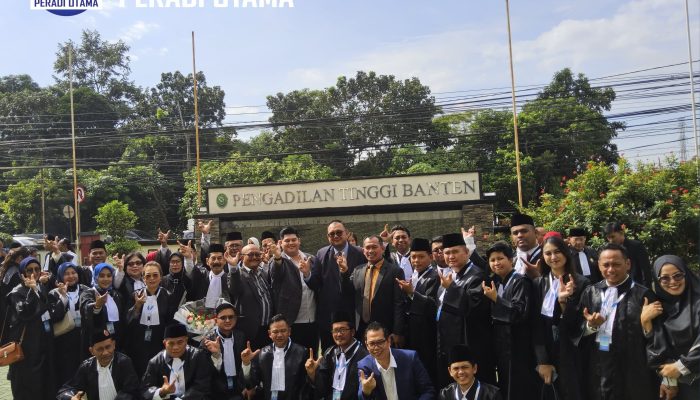 PERADI UTAMA Resmikan 30 Advokat Baru di Pengadilan Tinggi Banten